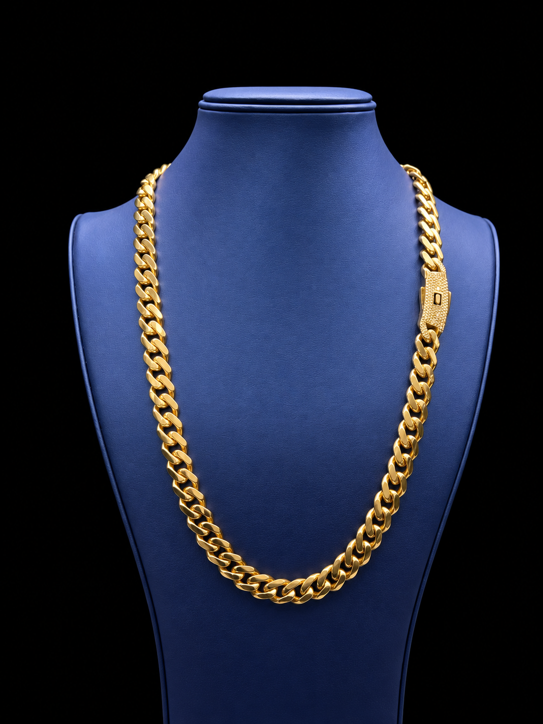 10K gold Monaco chain 11.5mm 24 inch
